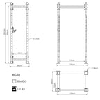 Power Cage PRO UFT-RIG-01 mit Zubehör - UpForm – Ansicht 8