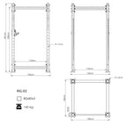 Power Cage PRO UFT-RIG-02 mit Zubehör - UpForm – Ansicht 8