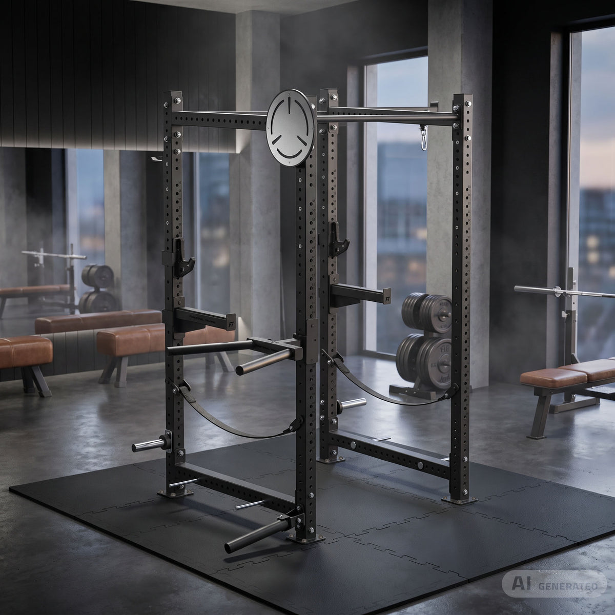 Power Cage PRO UFT-RIG-02 mit Zubehör - UpForm – Ansicht 2