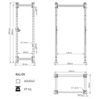Power Cage COMPACT UFT-RIG-09 mit Zubehör - UpForm – Ansicht 10