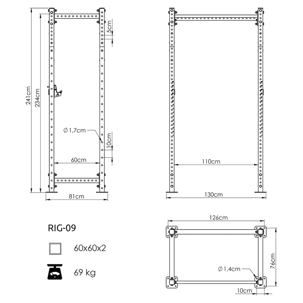 Power Cage COMPACT UFT-RIG-09 - UpForm – Ansicht 7