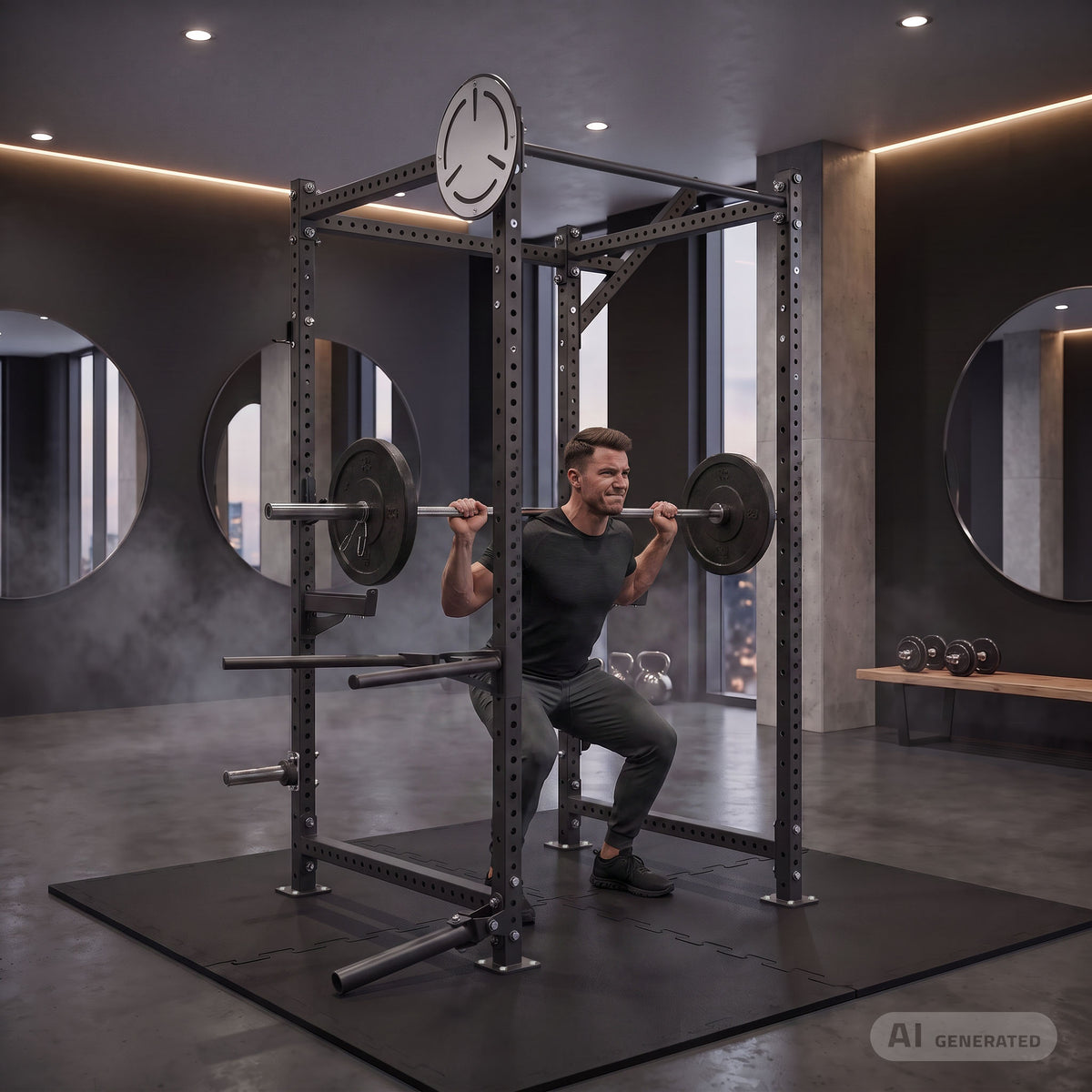 Power Cage COMPACT UFT-RIG-10 mit Zubehör - UpForm – Ansicht 4