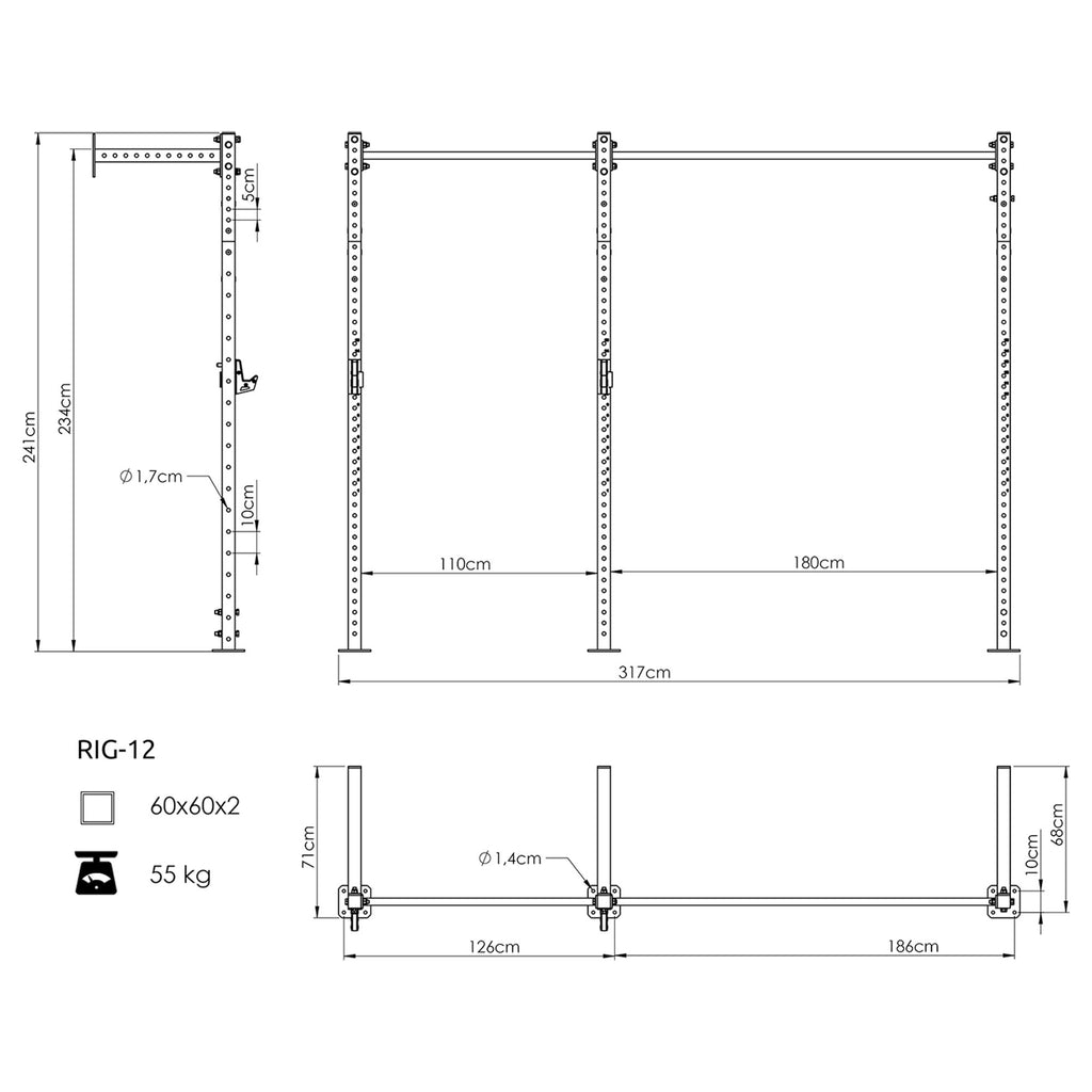 Power Cage COMPACT UFT-RIG-12 - UpForm – Ansicht 5