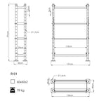 Modulares Zubehör-Regal COMPACT R-01 - UpForm – Ansicht 5