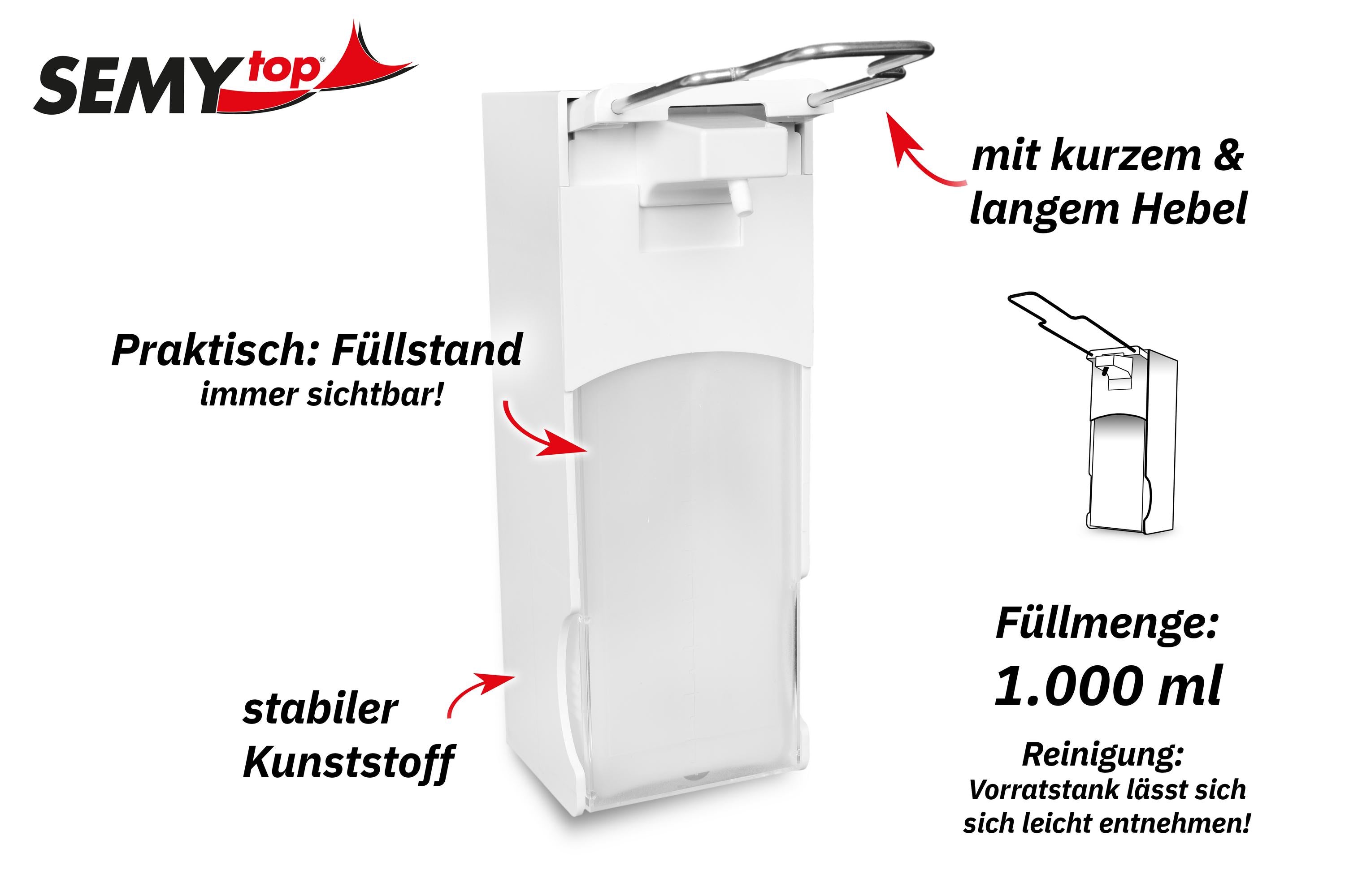 Armhebel-Dosierspender 1000ml