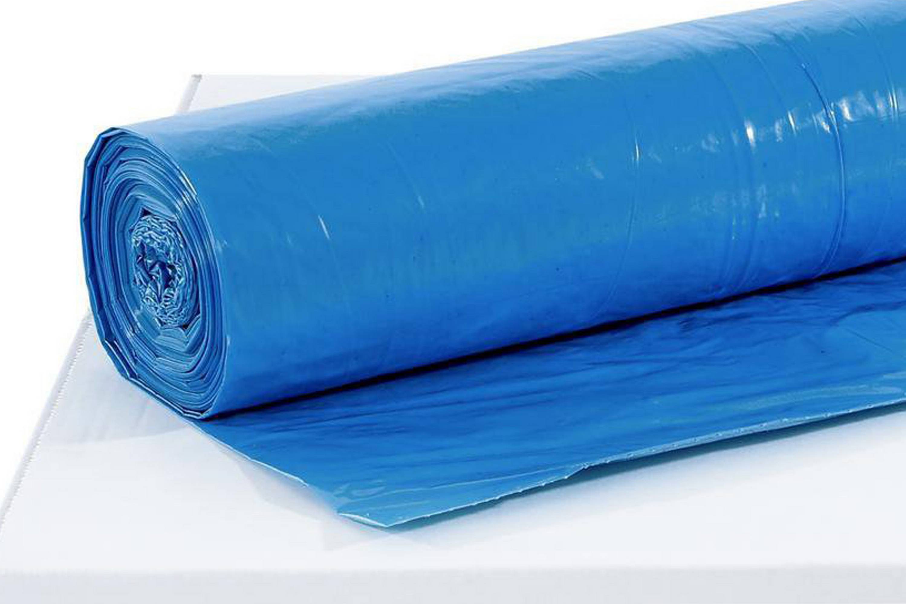 LDPE-Regenerat Müllsäcke, blau, 120 l – Recycling (SY-66871)