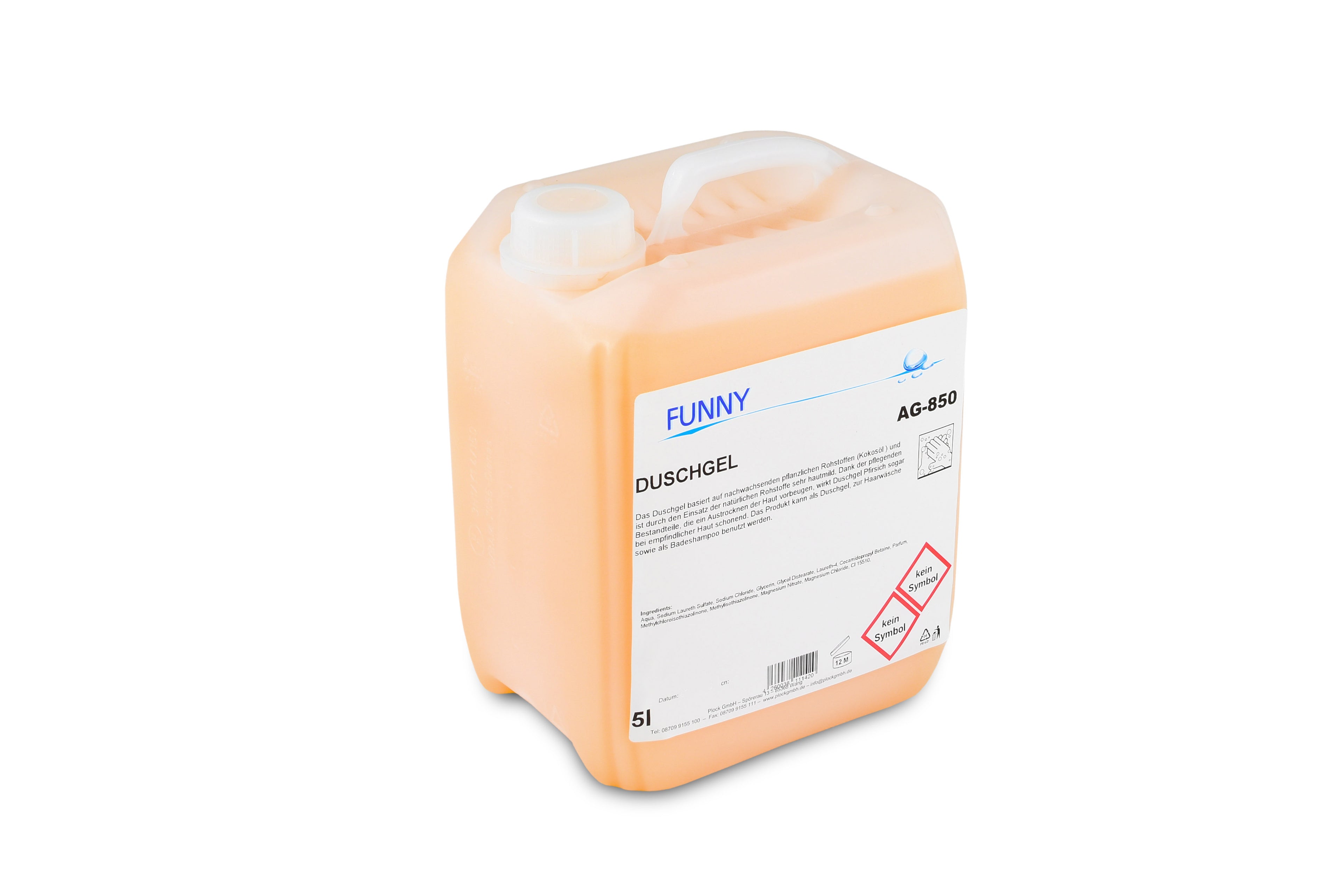 Duschgel "Pfirsich", im 5 Liter Kanister