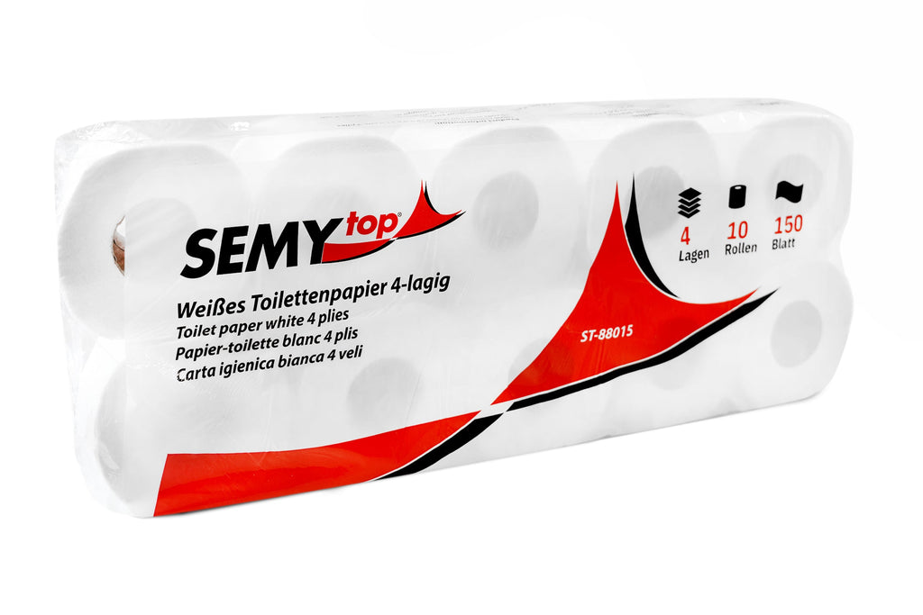 Toilettenpapier, 4-lagig, 150 Blatt