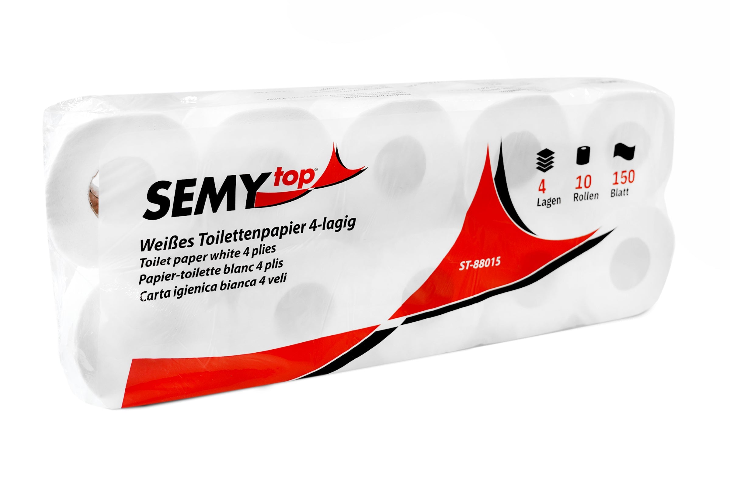 Toilettenpapier, 4-lagig, 150 Blatt