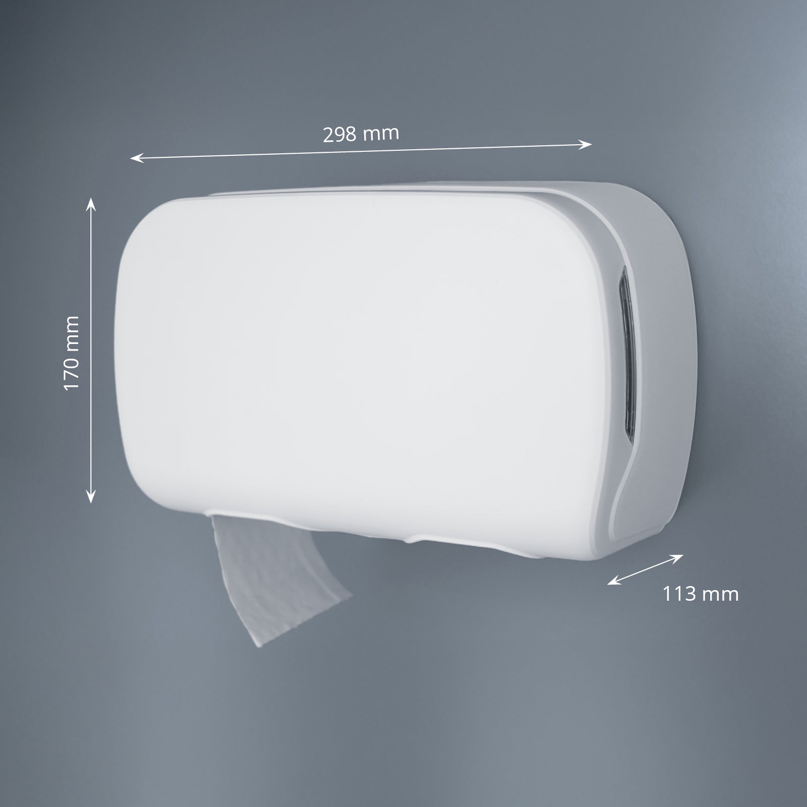 Toilettenpapierspender, für 2 Rollen