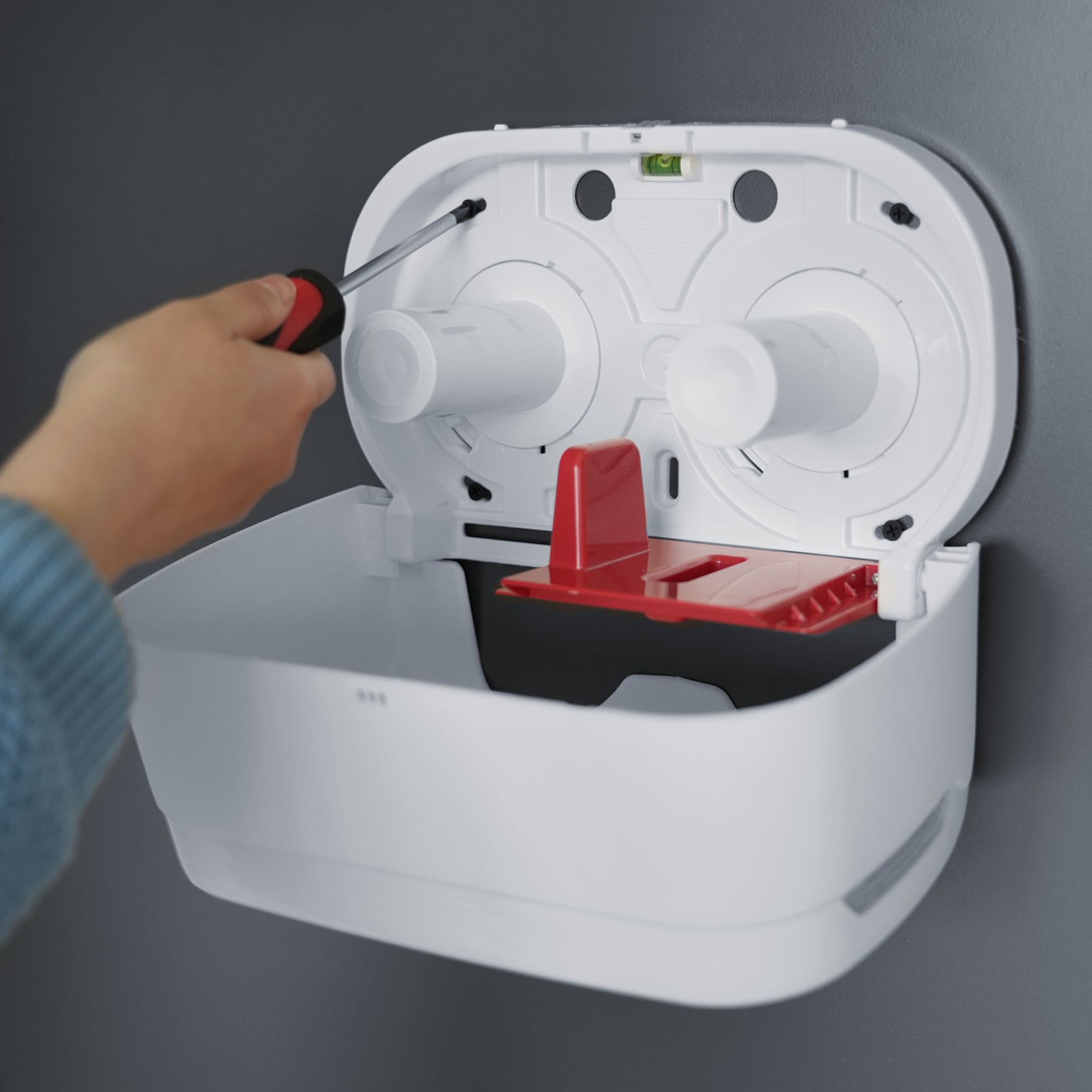 Toilettenpapierspender, für 2 Rollen