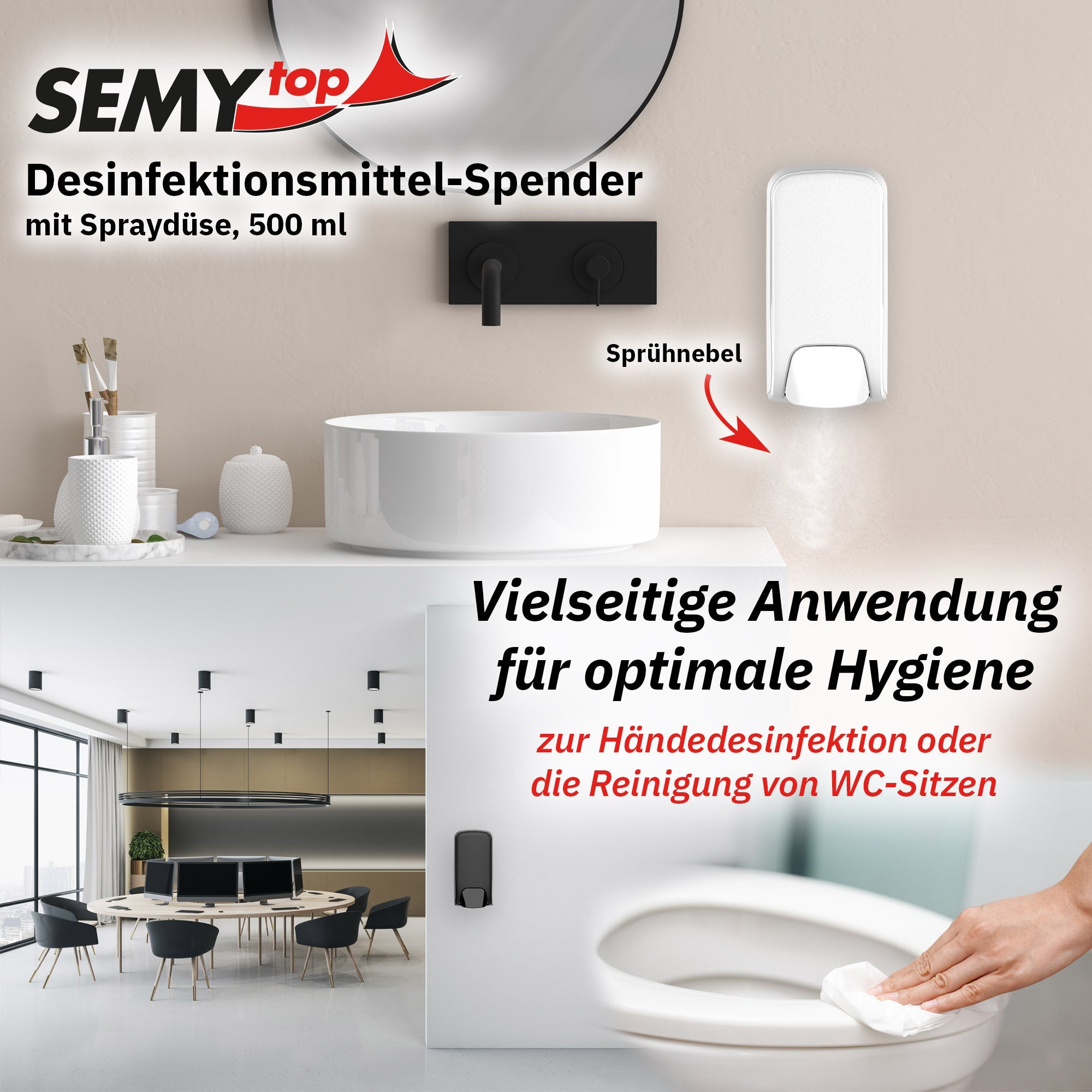 Desinfektionsmittelspender 500 ml
