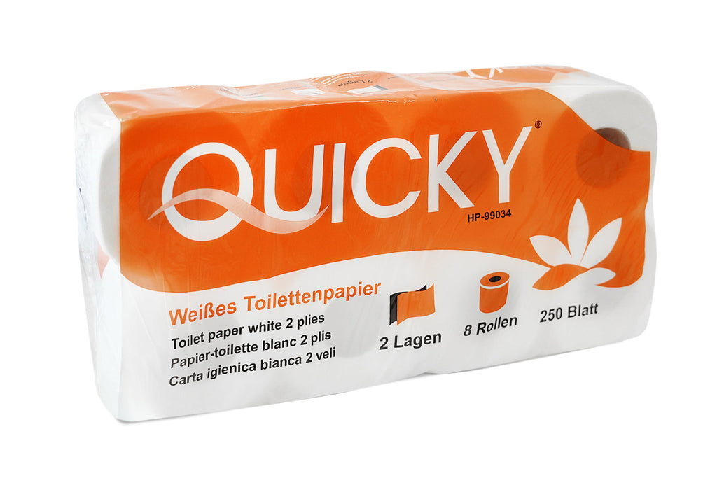 Toilettenpapier 2-lagig, 250 Blatt