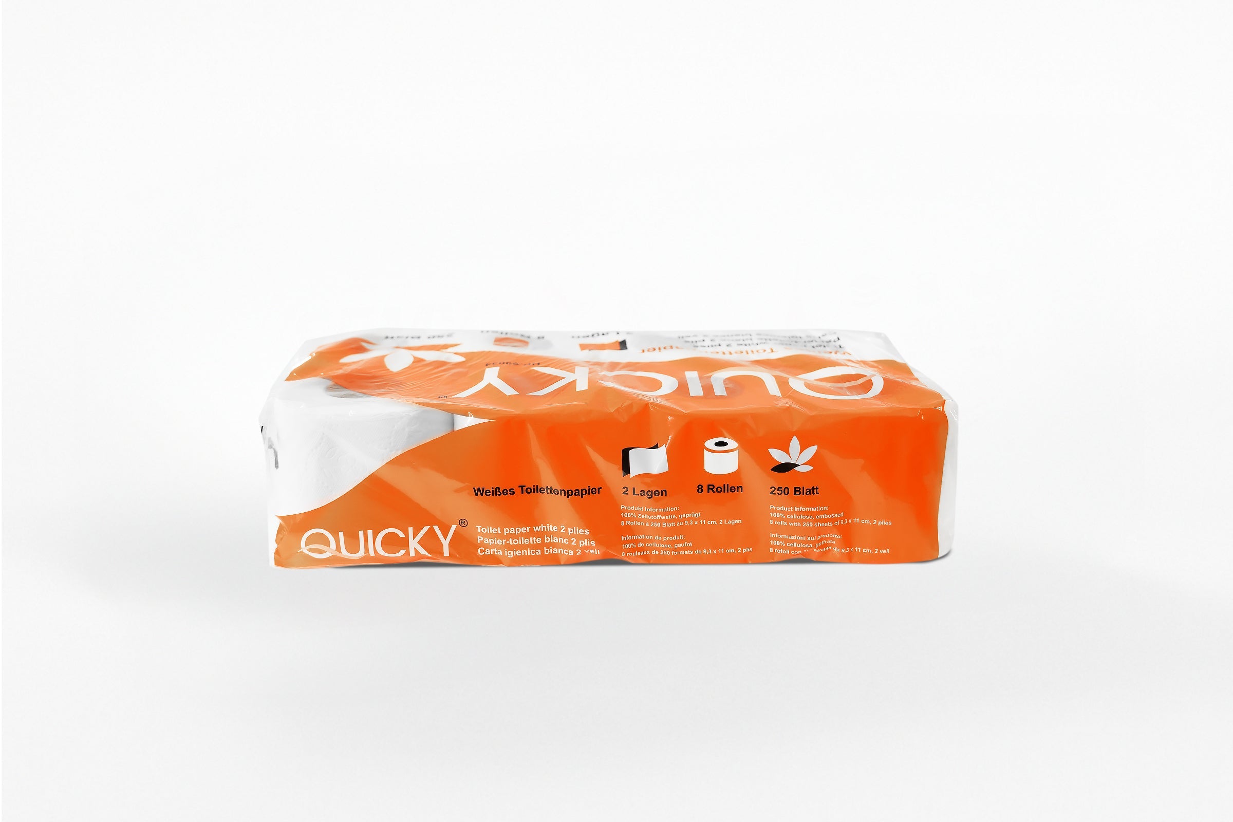 Toilettenpapier 2-lagig, 250 Blatt