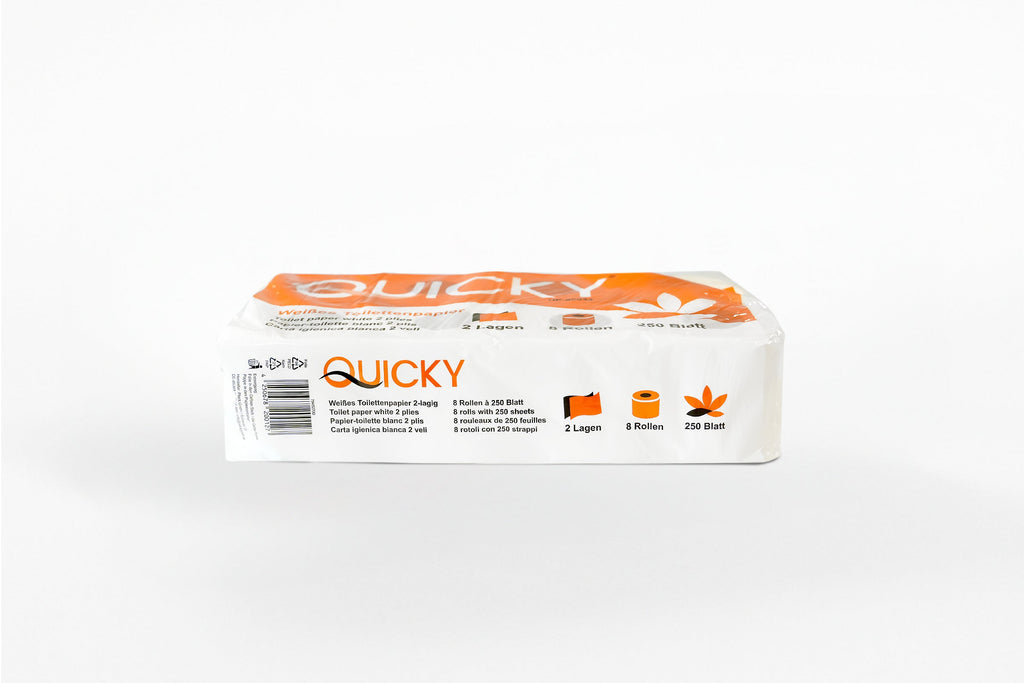Toilettenpapier 2-lagig, 250 Blatt
