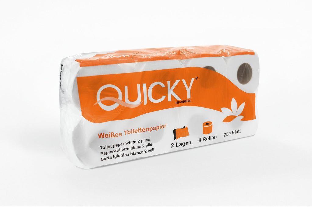 Toilettenpapier 2-lagig, 250 Blatt