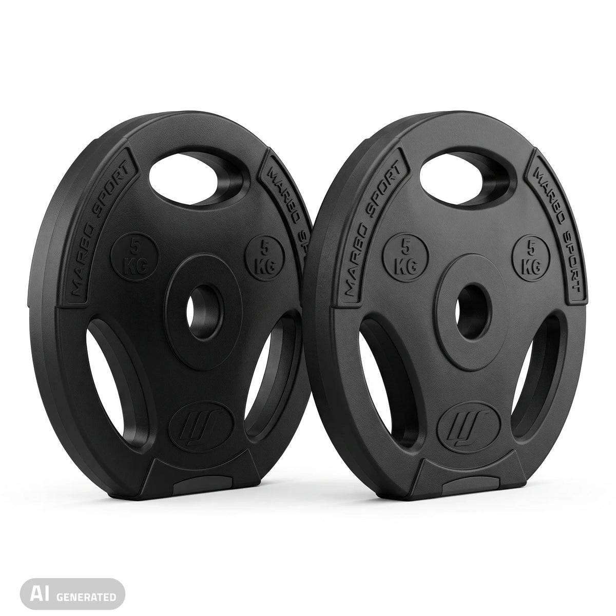 Gewichtsscheiben-Set 2 × 5 kg aus Komposit – Marbo Sport