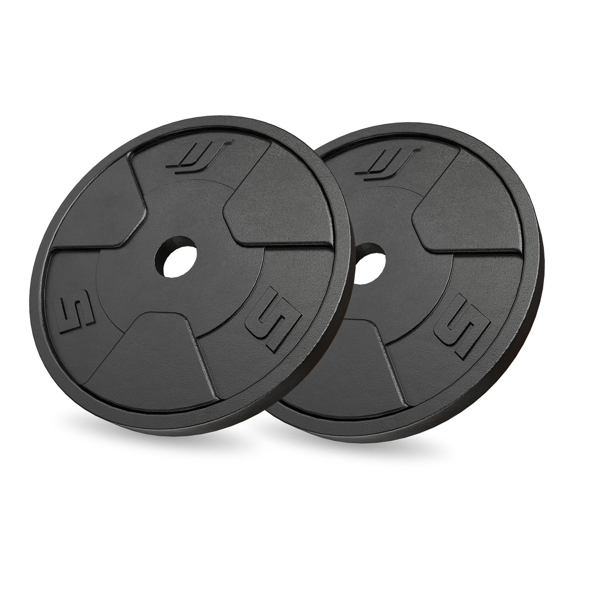Gewichtsscheiben-Set 2 × 5 kg aus Gusseisen – Marbo Sport