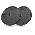 Gewichtsscheiben-Set 2 × 10 kg aus Gusseisen – Marbo Sport
