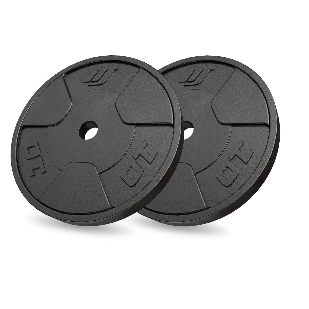 Gewichtsscheiben-Set 2 × 10 kg aus Gusseisen – Marbo Sport